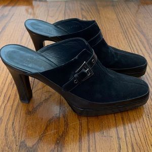 Stuart Weitzman backless mule heels